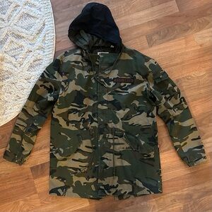 Men's Levi’s Camouflage Hooded Jacket